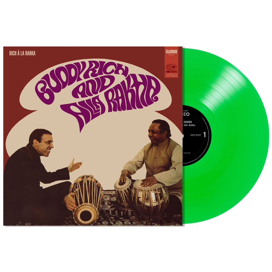 RICH, BUDDY & ALLA RAKHA - Rich A La Rakha {Green LP}