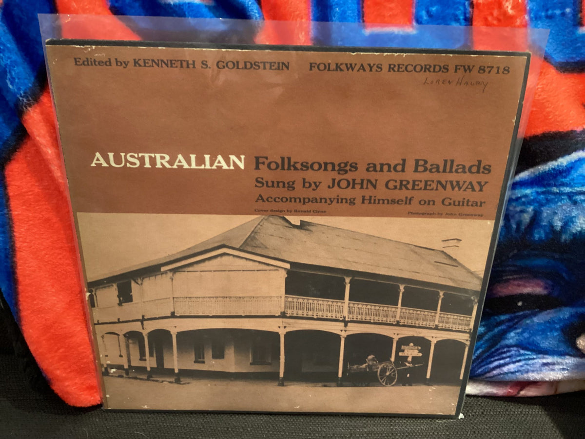 [USED] V/A Folkways: Australian Folksongs and Ballads Sung By John Greenway LP