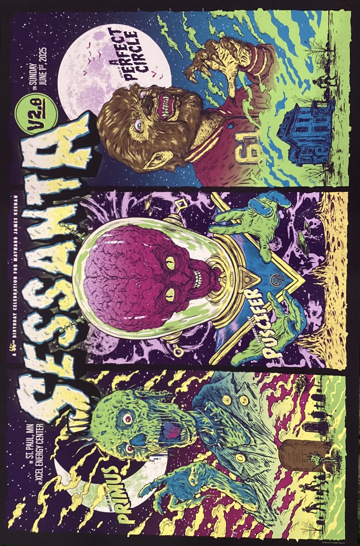 Sessanta Tour Poster 6/1/25 St.Paul, MN