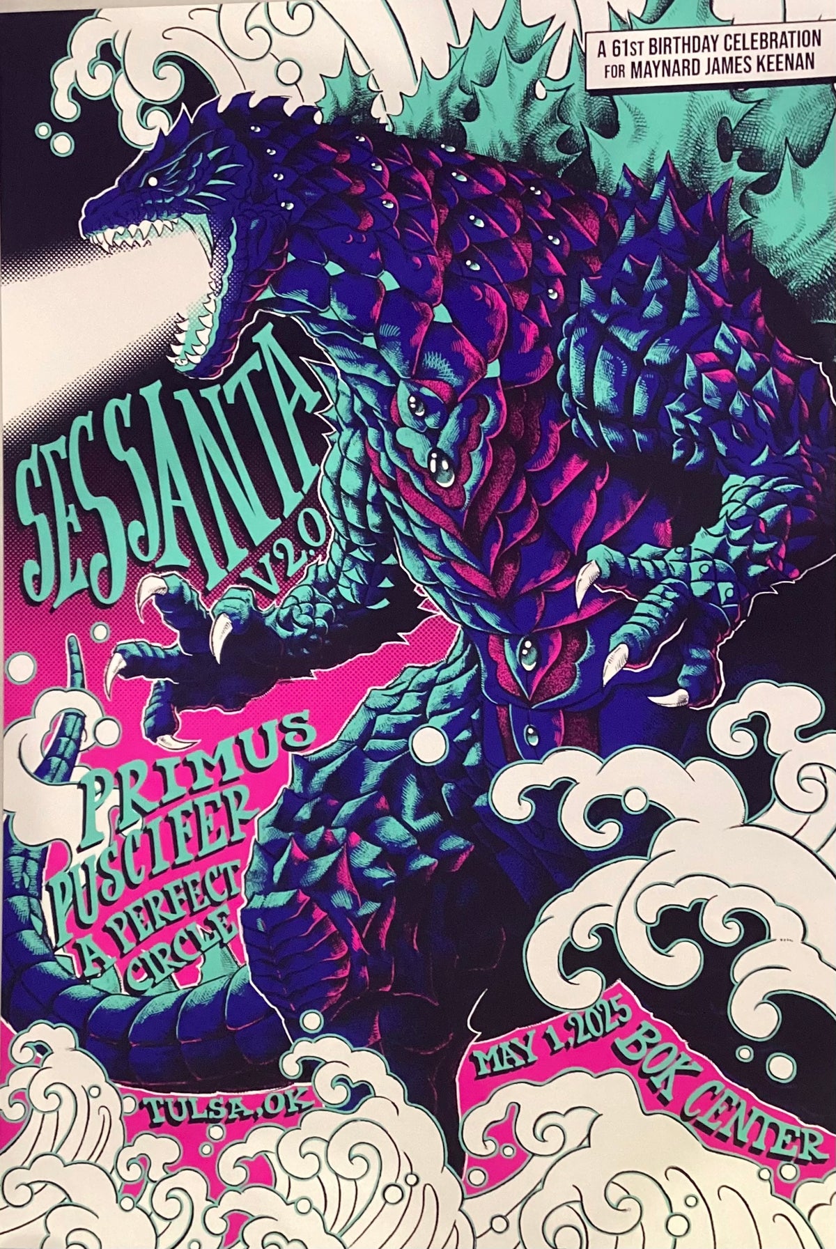 Sessanta Tour Poster 5/1/25 Tulsa, OK
