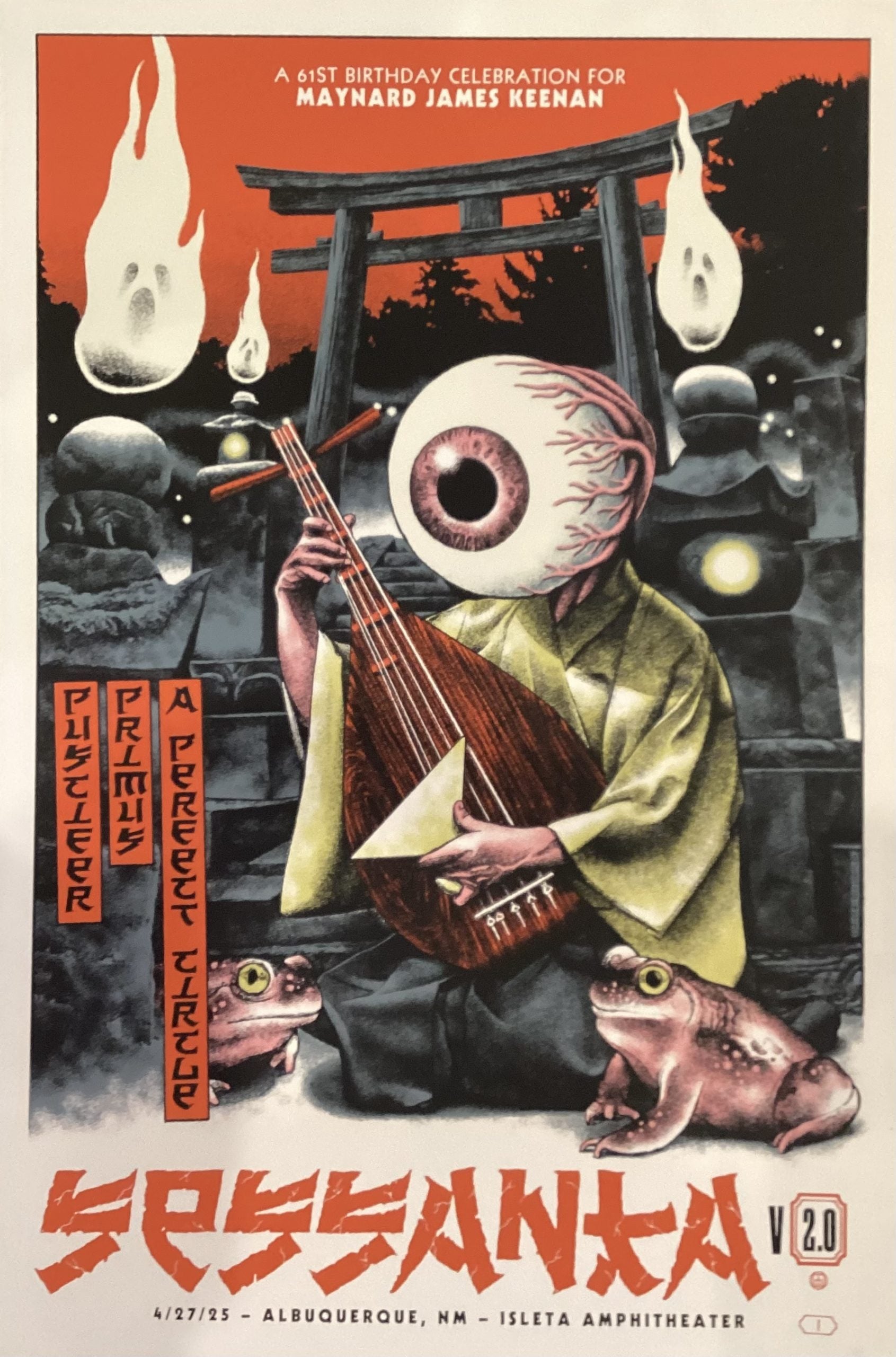 Sessanta Tour Poster 4/27/25 Alburquerque, NM