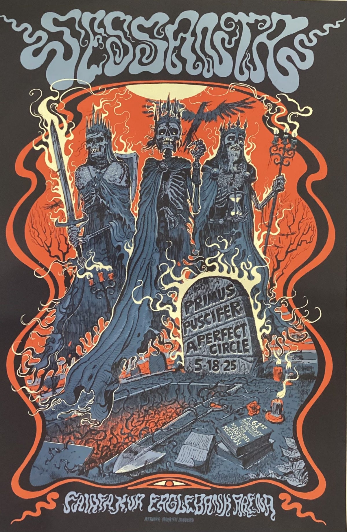 Sessanta Tour Poster 5/18/25 Fairfax, UA