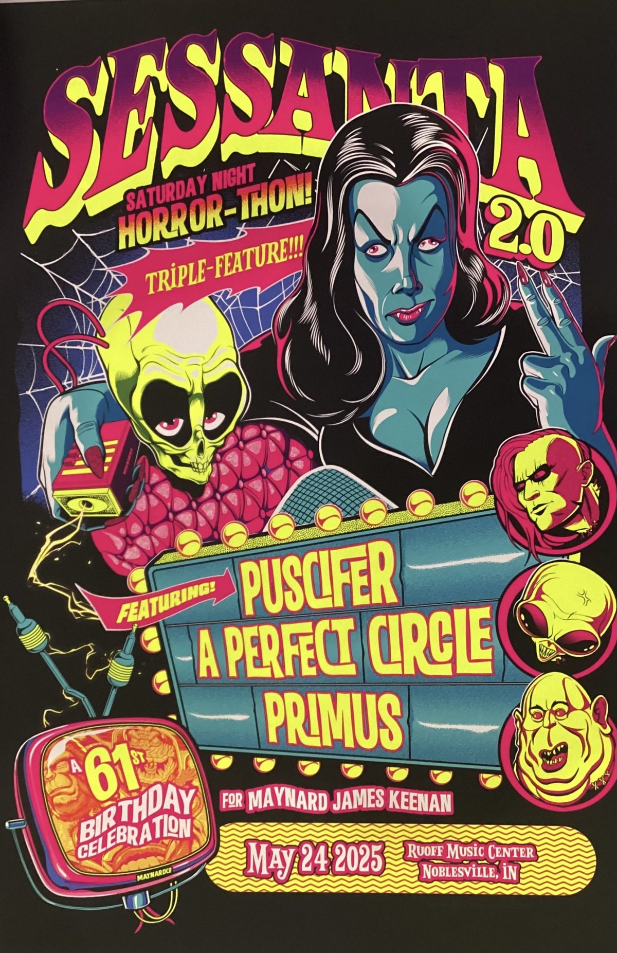 Sessanta Tour Poster 5/24/25 Noblesville, iN