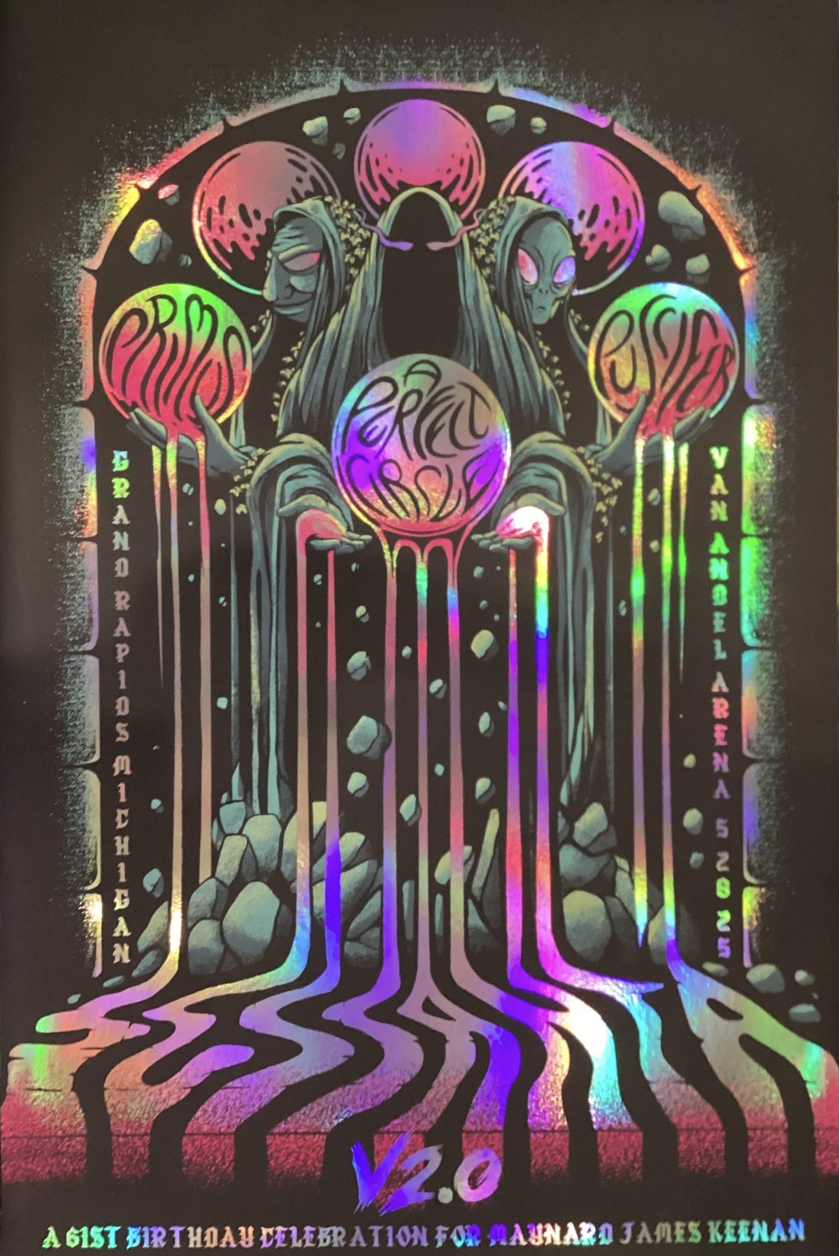 Sessanta Tour Poster 5/28/25 Grand Rapids, MI (Foil)