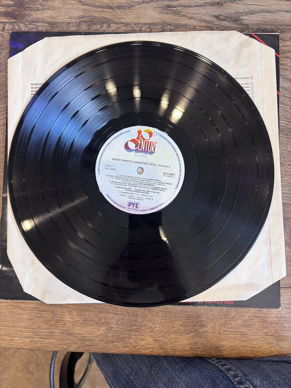 [USED] WHITE, BARRY Greatest Hits Volume 2 LP