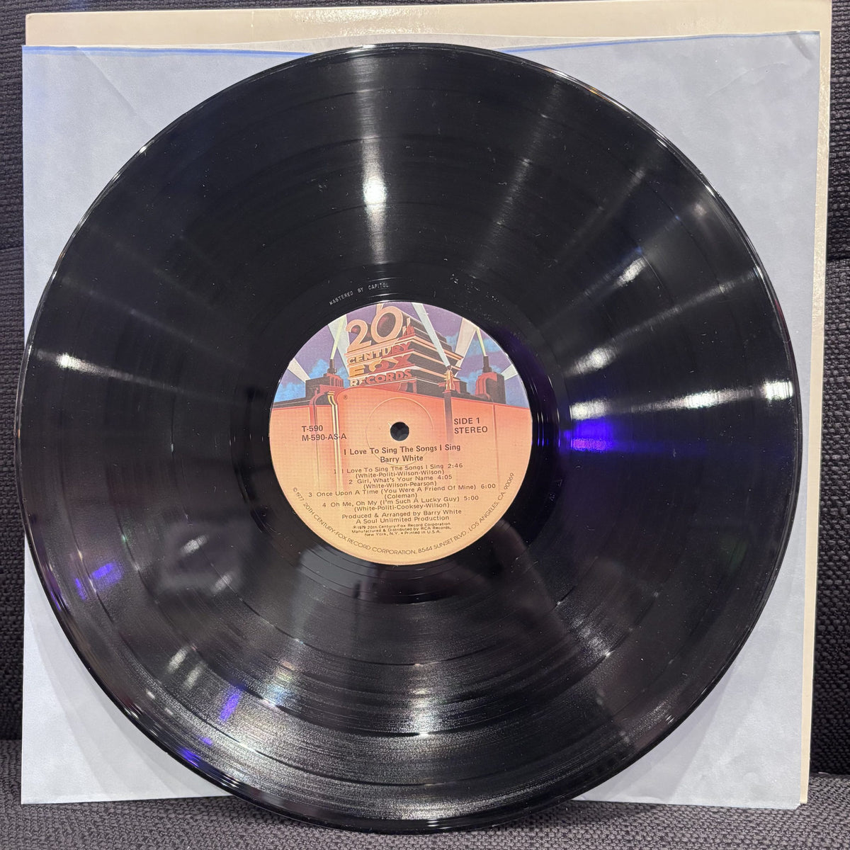 [USED] WHITE, BARRY I Love To Sing The Songs I Sing LP