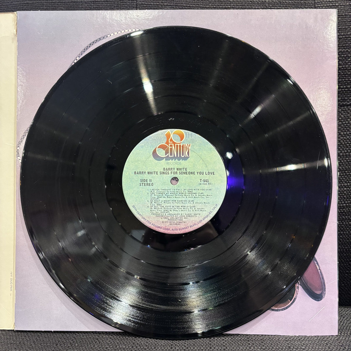 [USED] WHITE, BARRY Sings For Someone You Love LP
