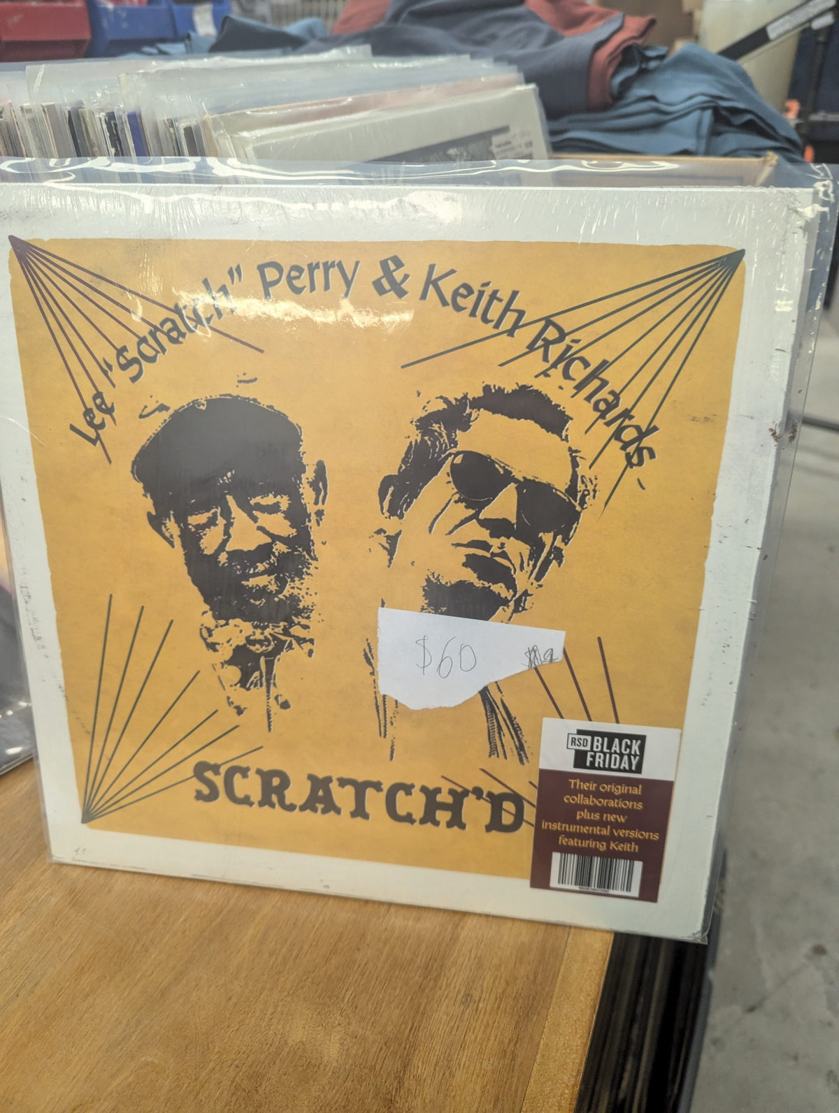 [USED] LEE SCRATCH PERRY & KEITH RICHARDS Scratch'd LP
