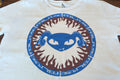 Circle Logo -DTG White Crop Tee