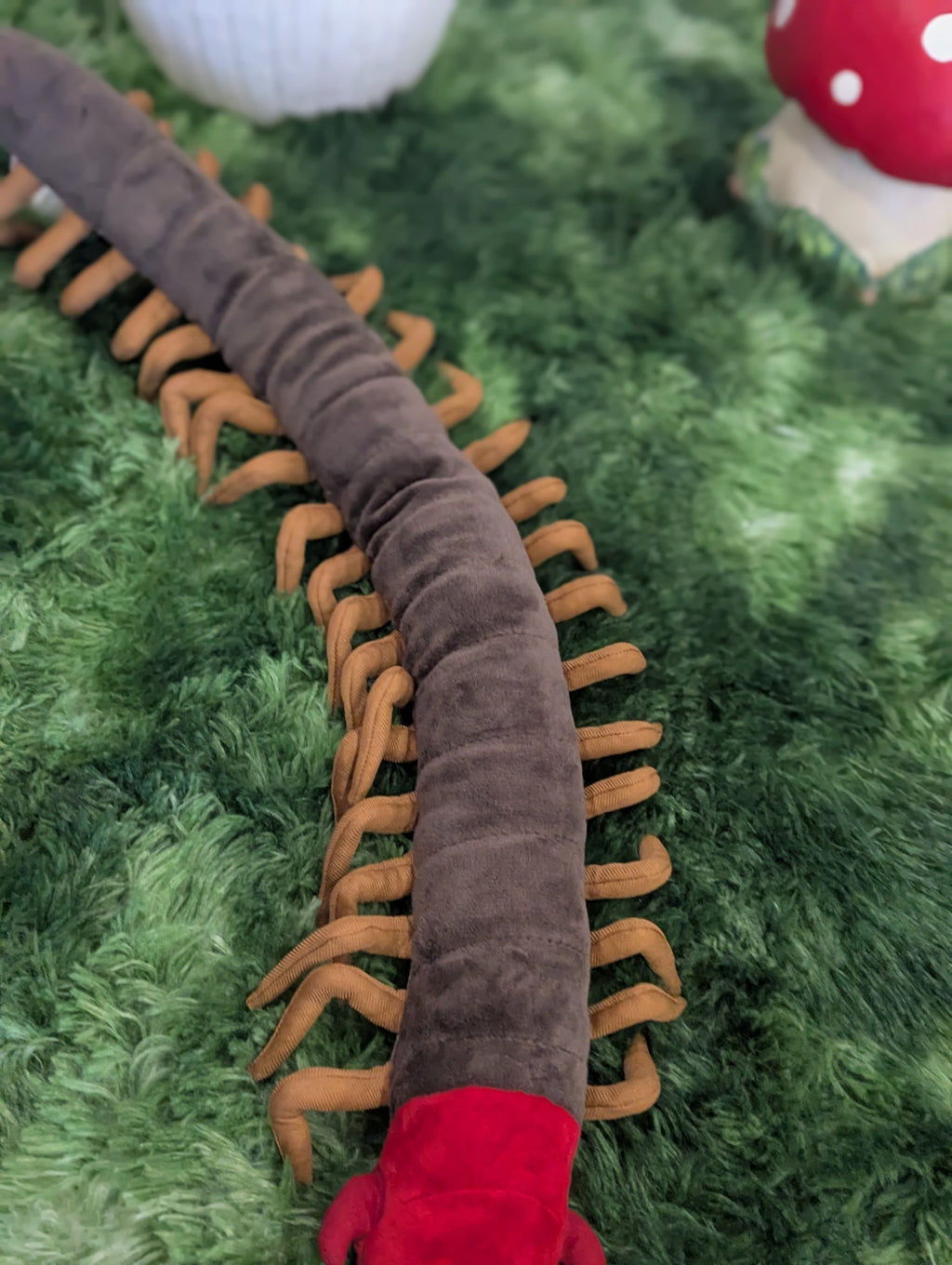 Chinese Red-Headed Centipede Stuffed Plush Toy - Gage Beasley