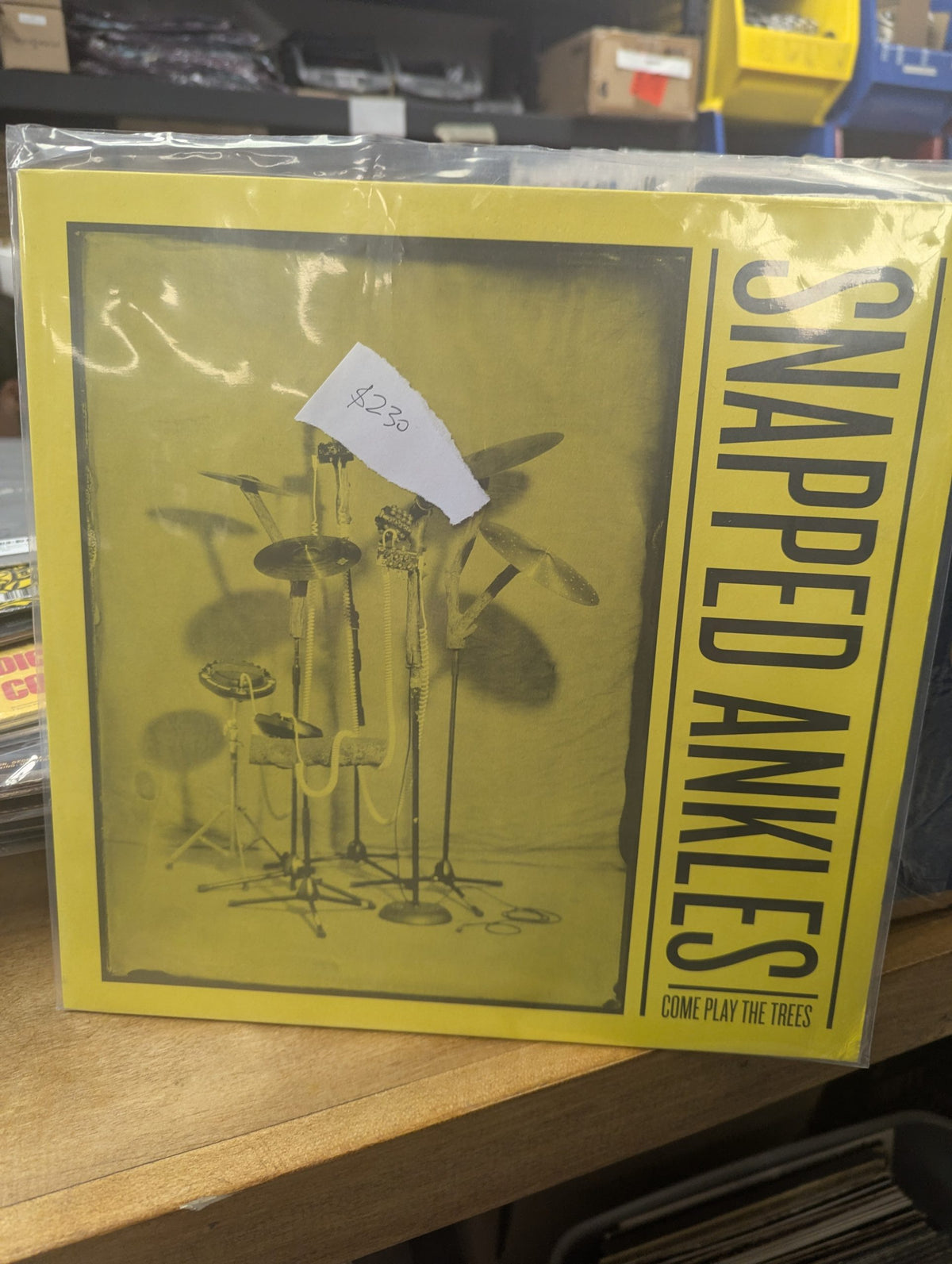 [USED] SNAPPED ANKLES Come Play The Trees LP [SIGNED]