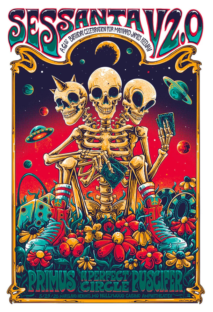 Sessanta Tour Poster 5/29/25 Maryland Heights, MO