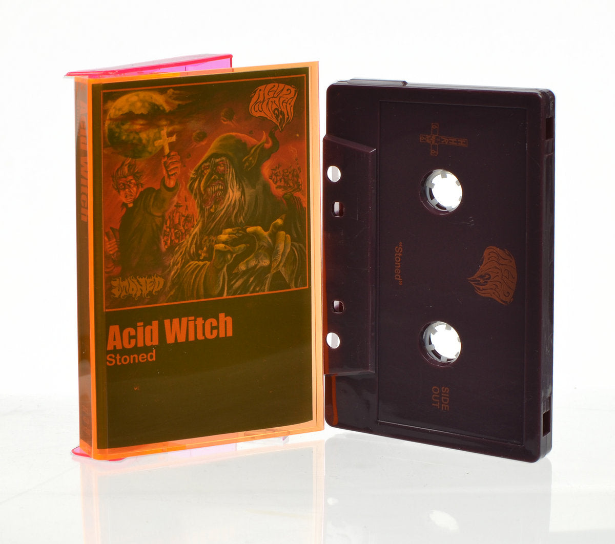 ACID WITCH - Stoned [BURGUNDY CASE W/ CASSETTE]