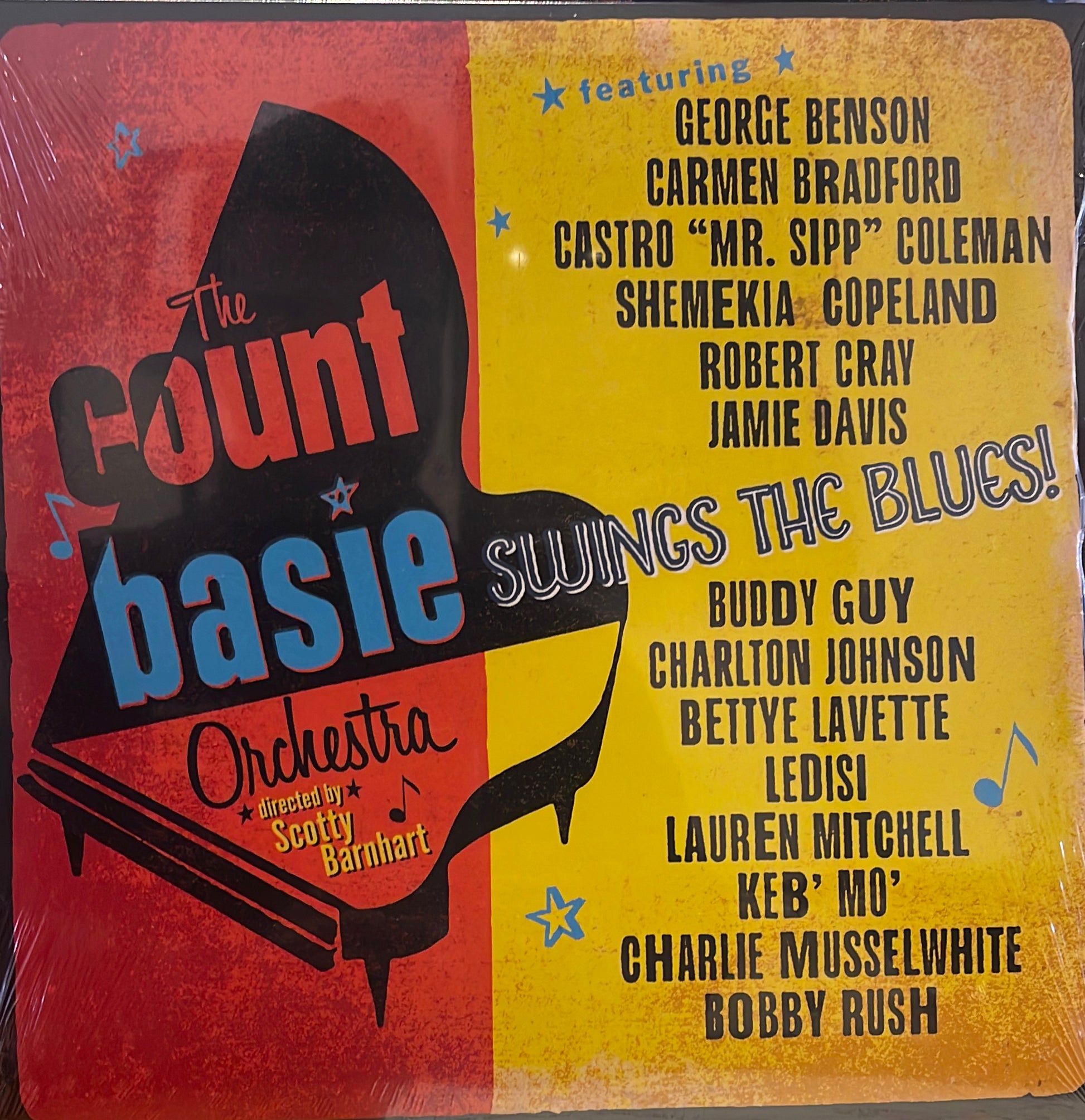 COUNT BASIE ORCHESTRA - BASIE SWINGS THE BLUES (OPAQUE BLUE VINYL)