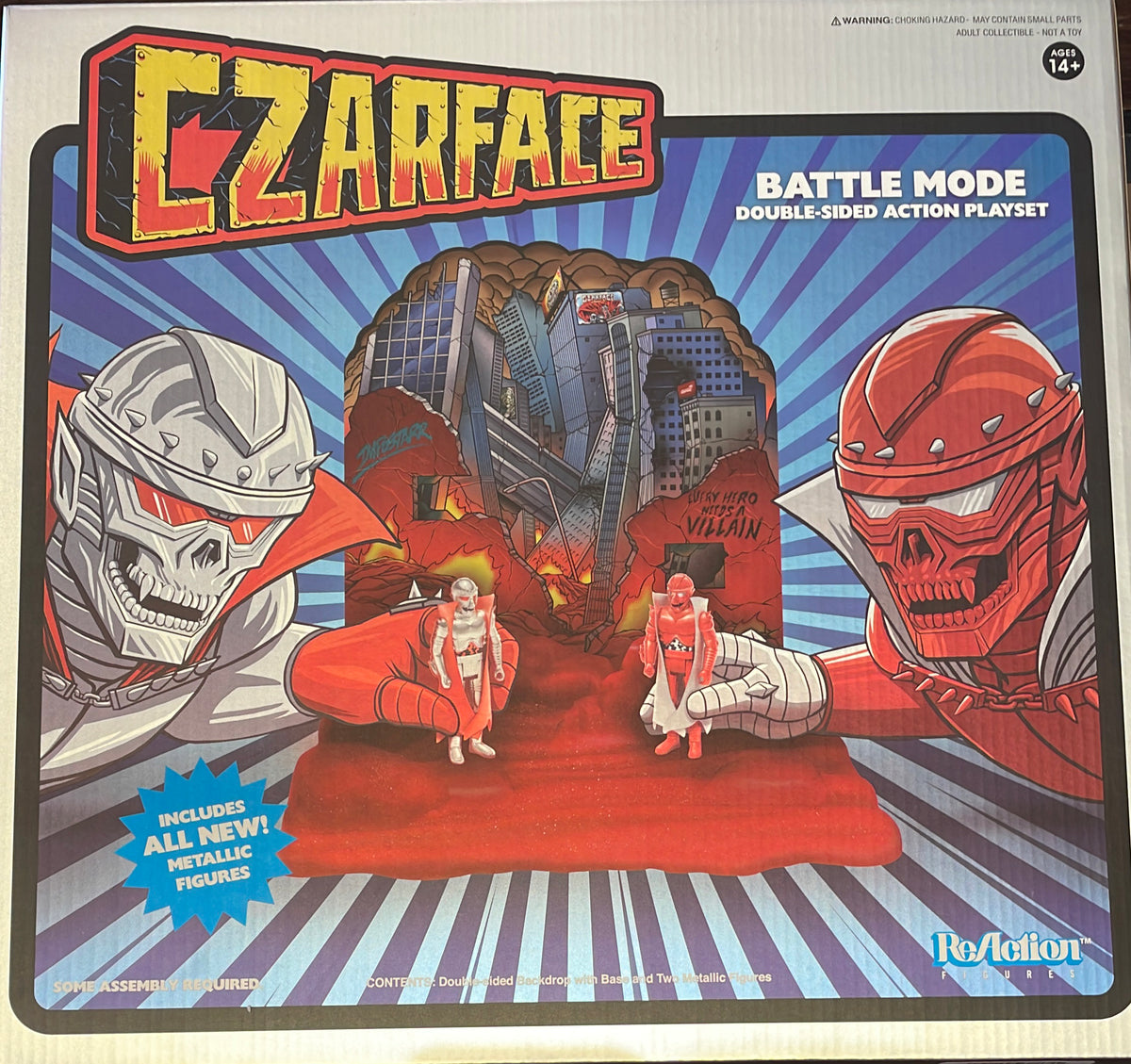 Czarface ReAction Figures - Battle Mode Double-Sided Playset