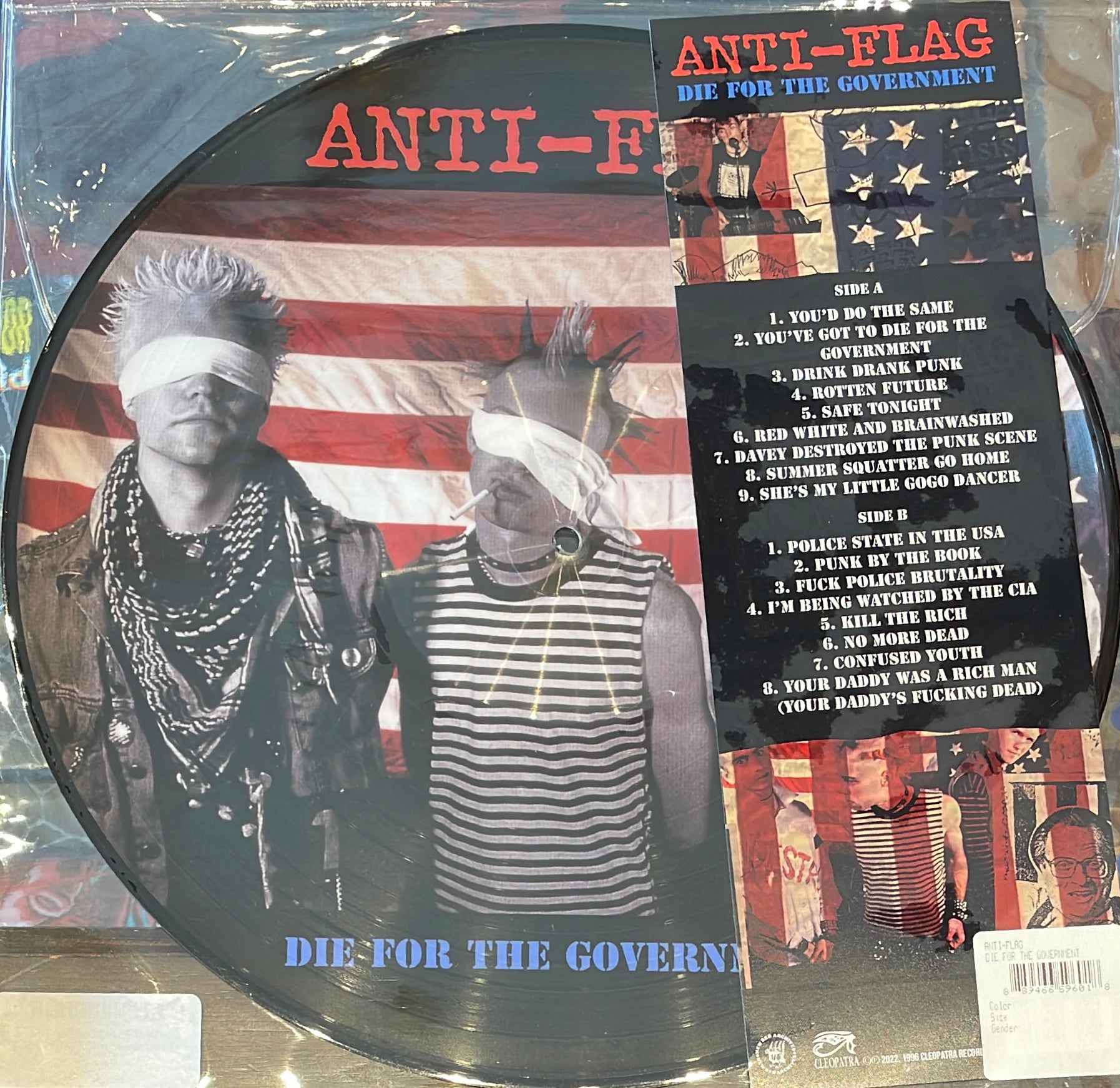 ANTI-FLAG - Die For The Government LP [PICTURE DISC]