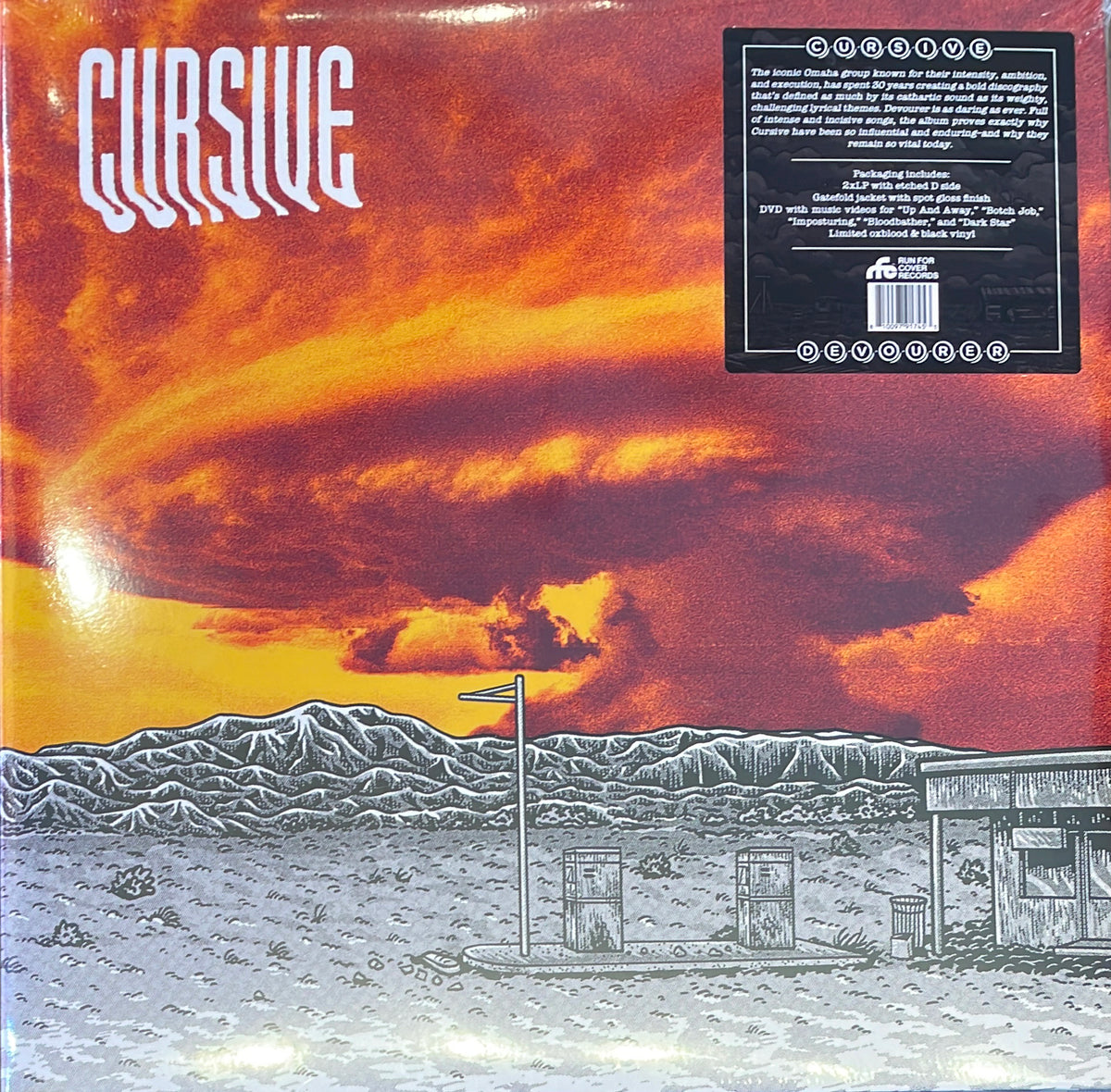 CURSIVE Devourer [2LP/RED & BLACK VINYL]
