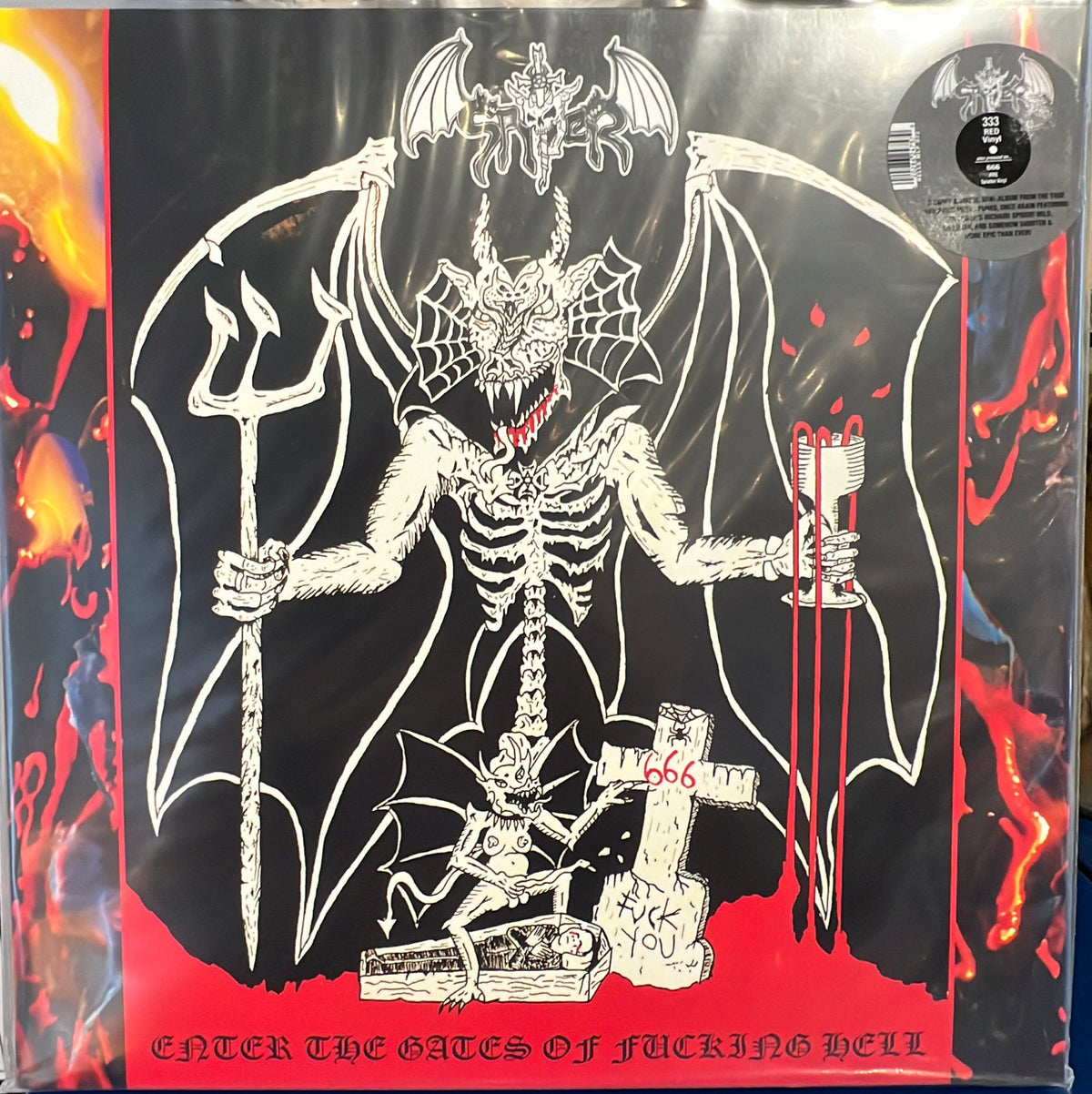 SPITER - Enter The Gates of Fucking Hell LP (RED VARIANT)