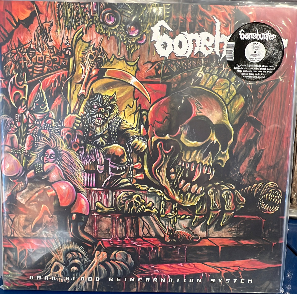 BONEHUNTER - Dark Blood Reincarnation System LP (W/ POSTER)