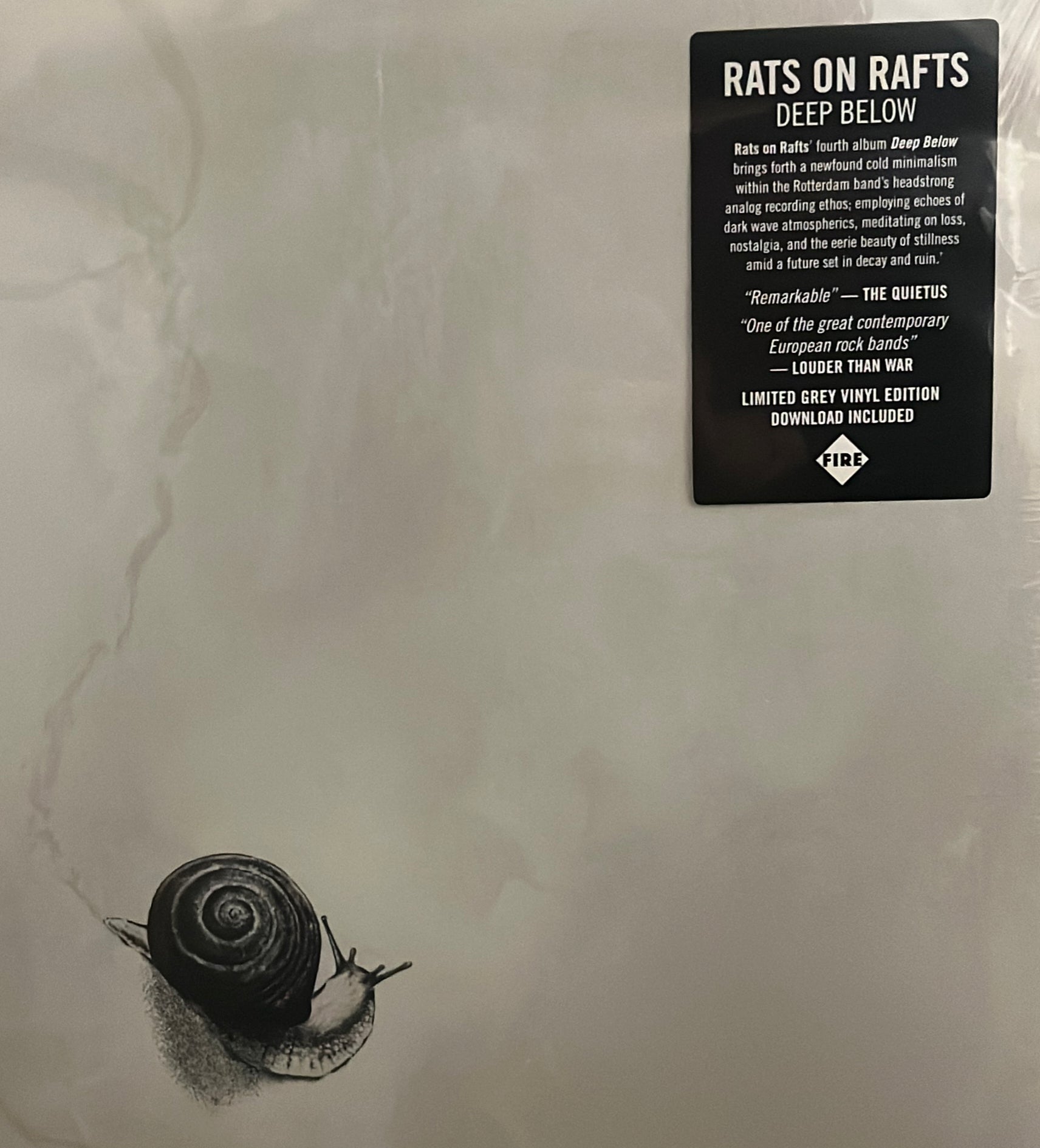 RATS ON RAFTS - Deep Below LP [Silver Vinyl/DL]