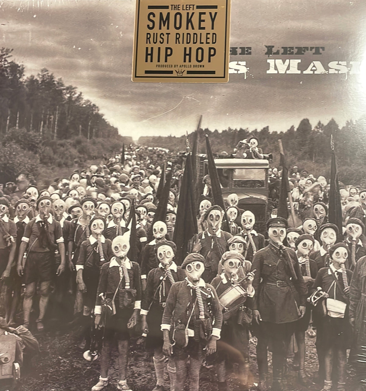APOLLO BROWN & THE LEFT - Gas Mask [SILVER LP]