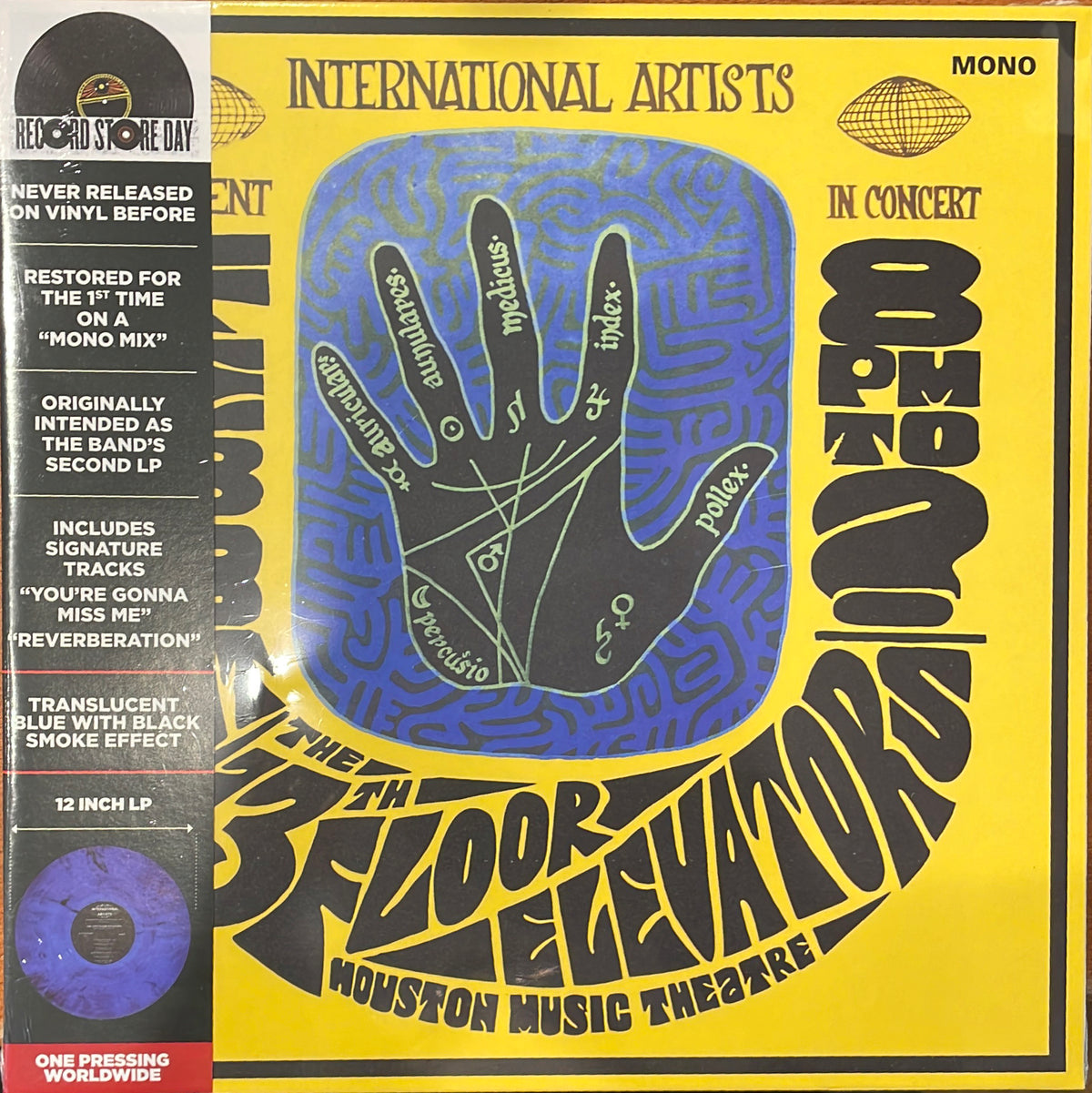 13TH FLOOR ELEVATORS - Houston Music Theatre, Live 1967 [BLUE SMOKEY LP] RSD2025