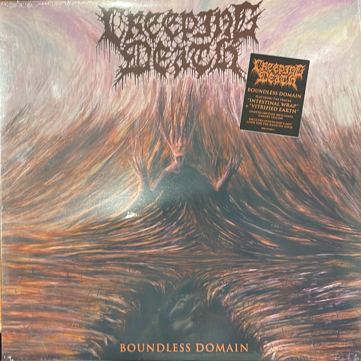 CREEPING DEATH - Boundless Domain [YELLOW LP]