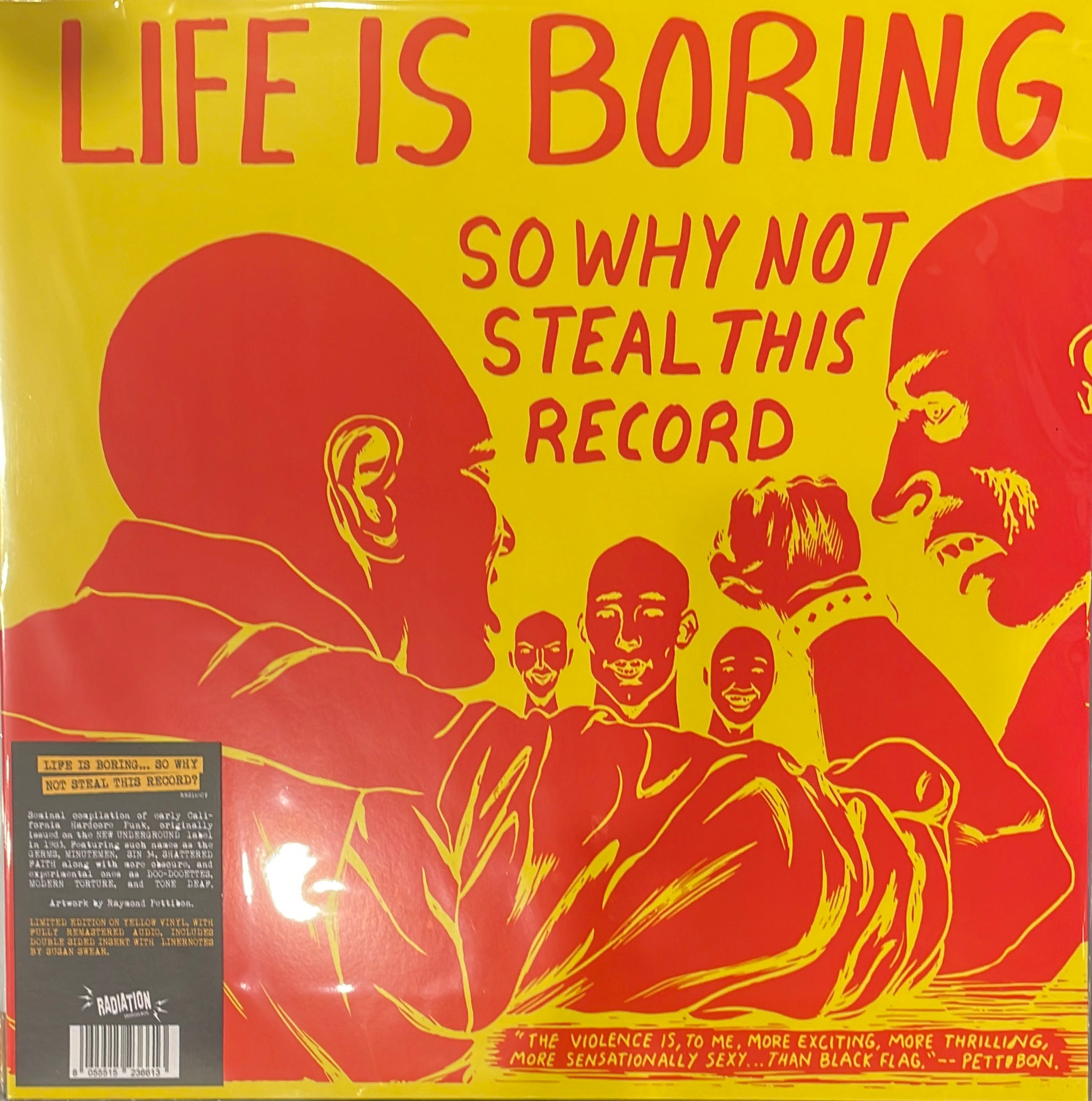 V/A - Life is Boring So Why Not Steal This Record [YELLOW LP]