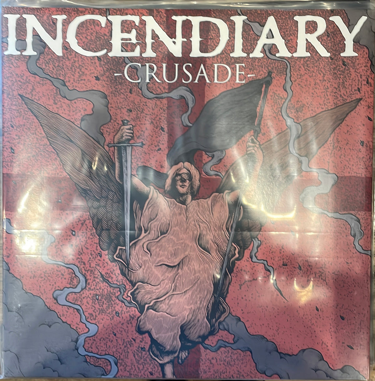 INCENDIARY - Crusade [CLOUDY RED LP]