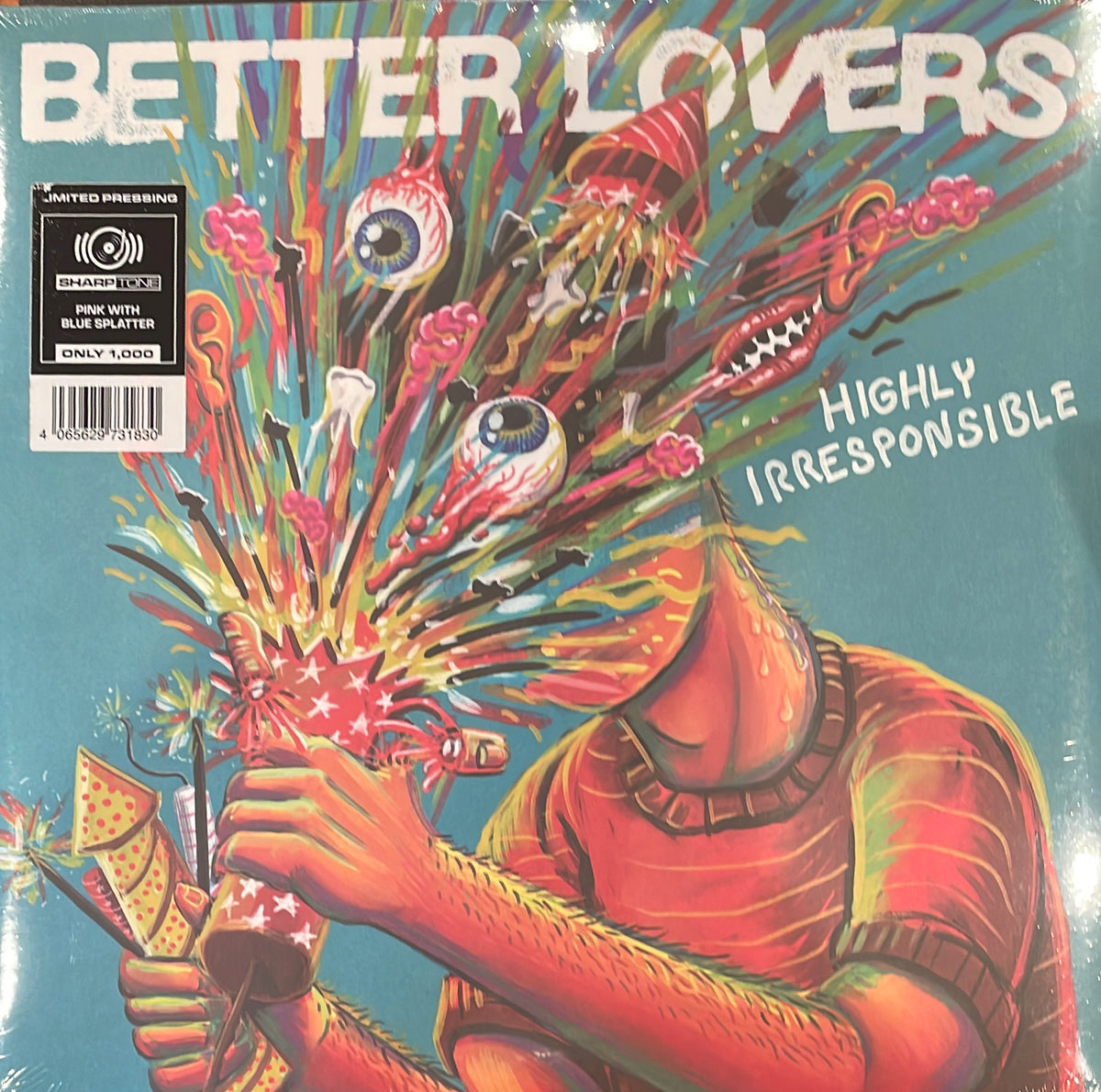 BETTER LOVERS Highly Irresponsible [PINK/BLUE SPLATTER] LP
