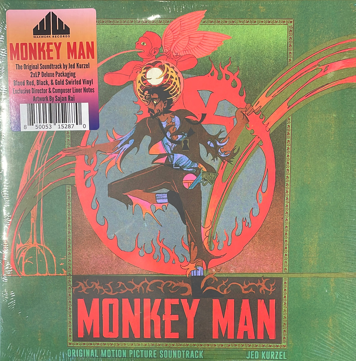JED KURZEL - Monkey Man (OST) [TRI-COLOR SWIRL 2LP]