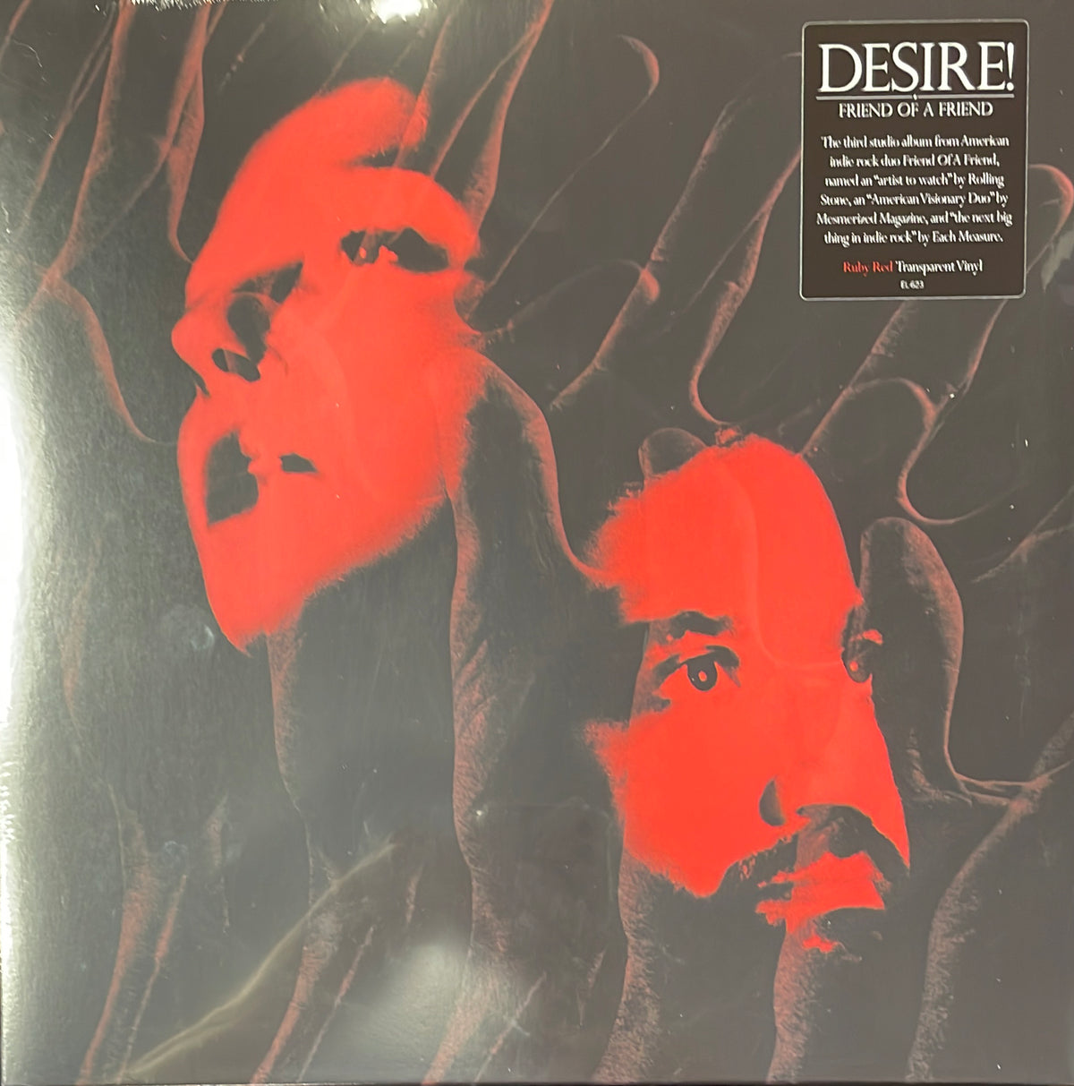 FRIEND OF A FRIEND - Desire! [RUBY RED LP]