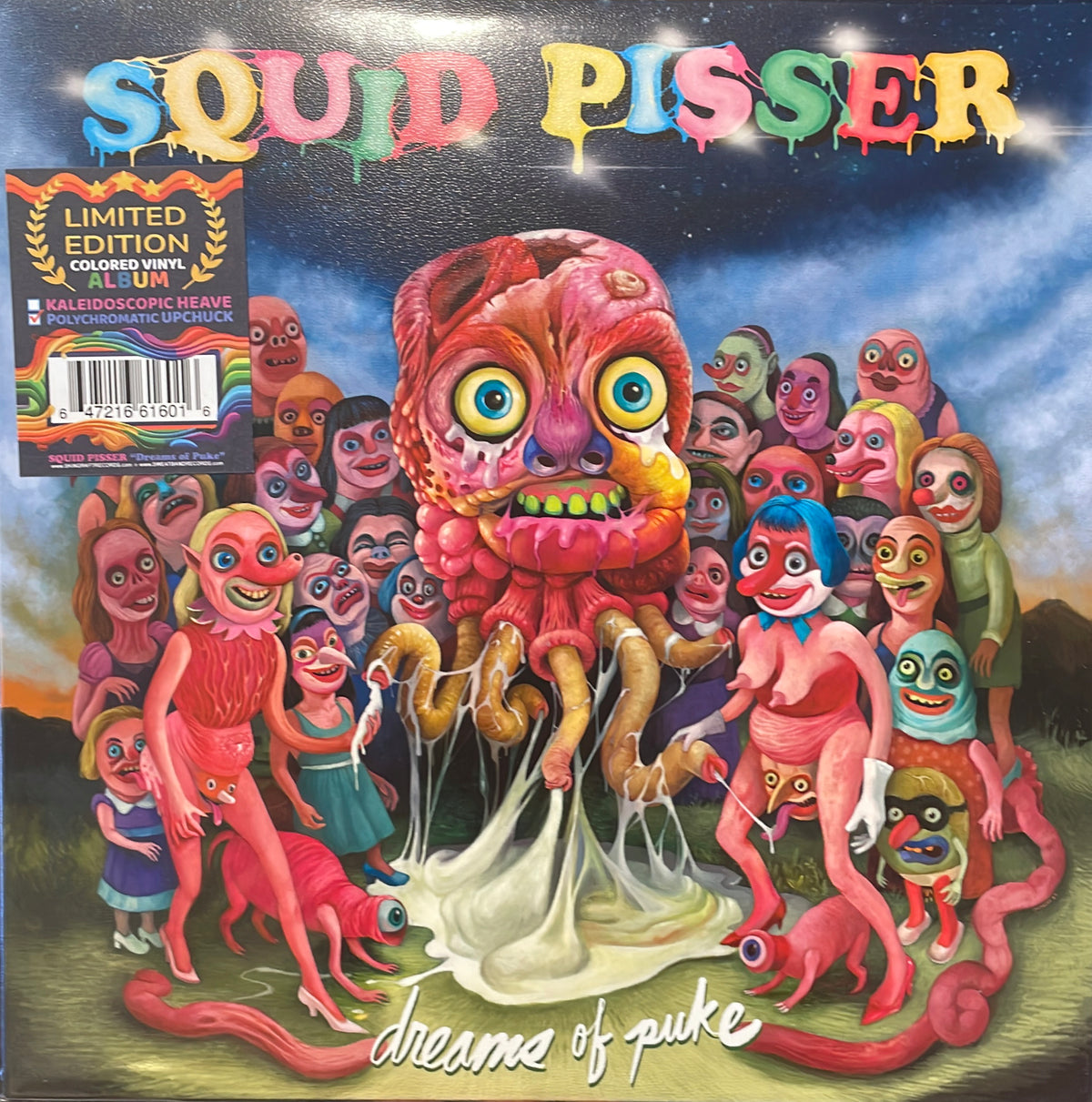 SQUID PISSER - Dreams of Puke [POLYCHROMATIC UPCHUCK LP]