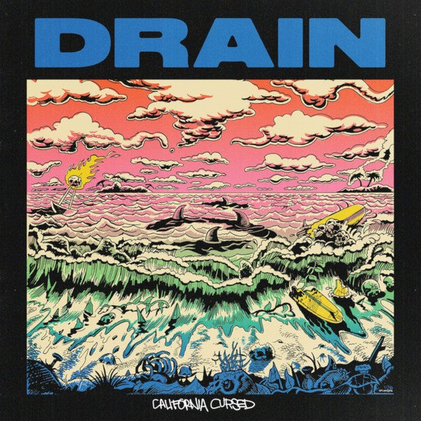 DRAIN - California Curse [BLUE MARBLE LP]