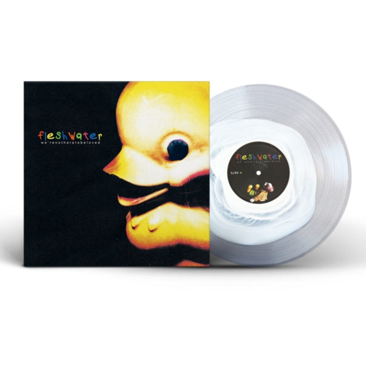 FLESHWATER - We're Not Here To Be Loved {White Transparent LP}