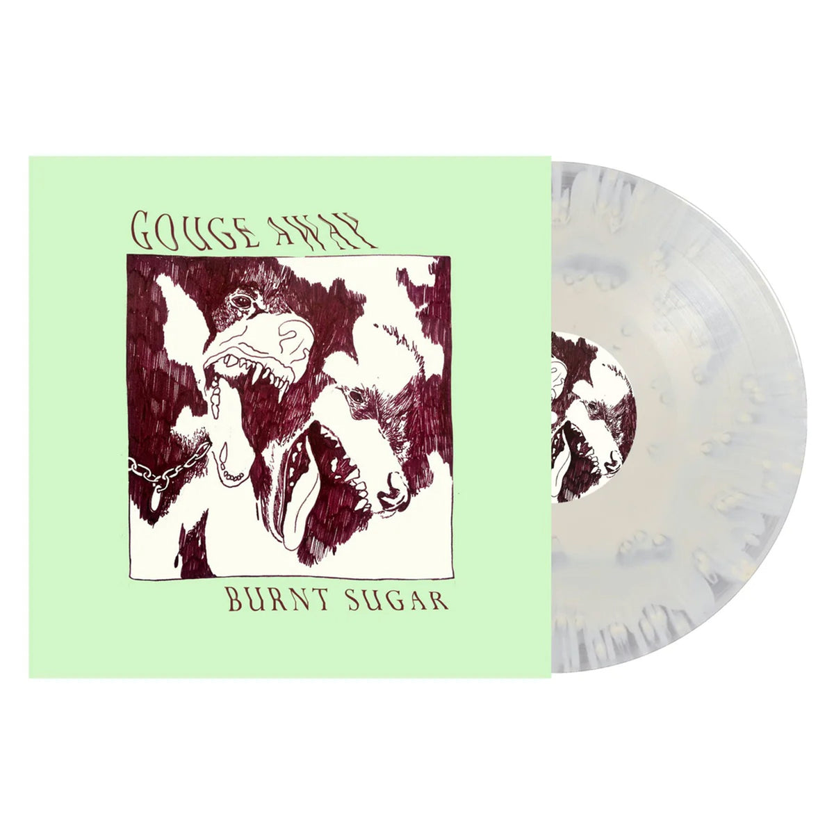 GOUGE AWAY - Burnt Sugar {Clear w Cloudy Bone LP}