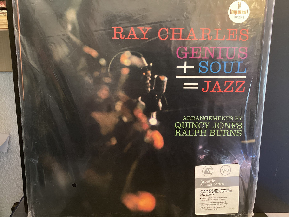 RAY CHARLES Genius + Soul = Jazz LP