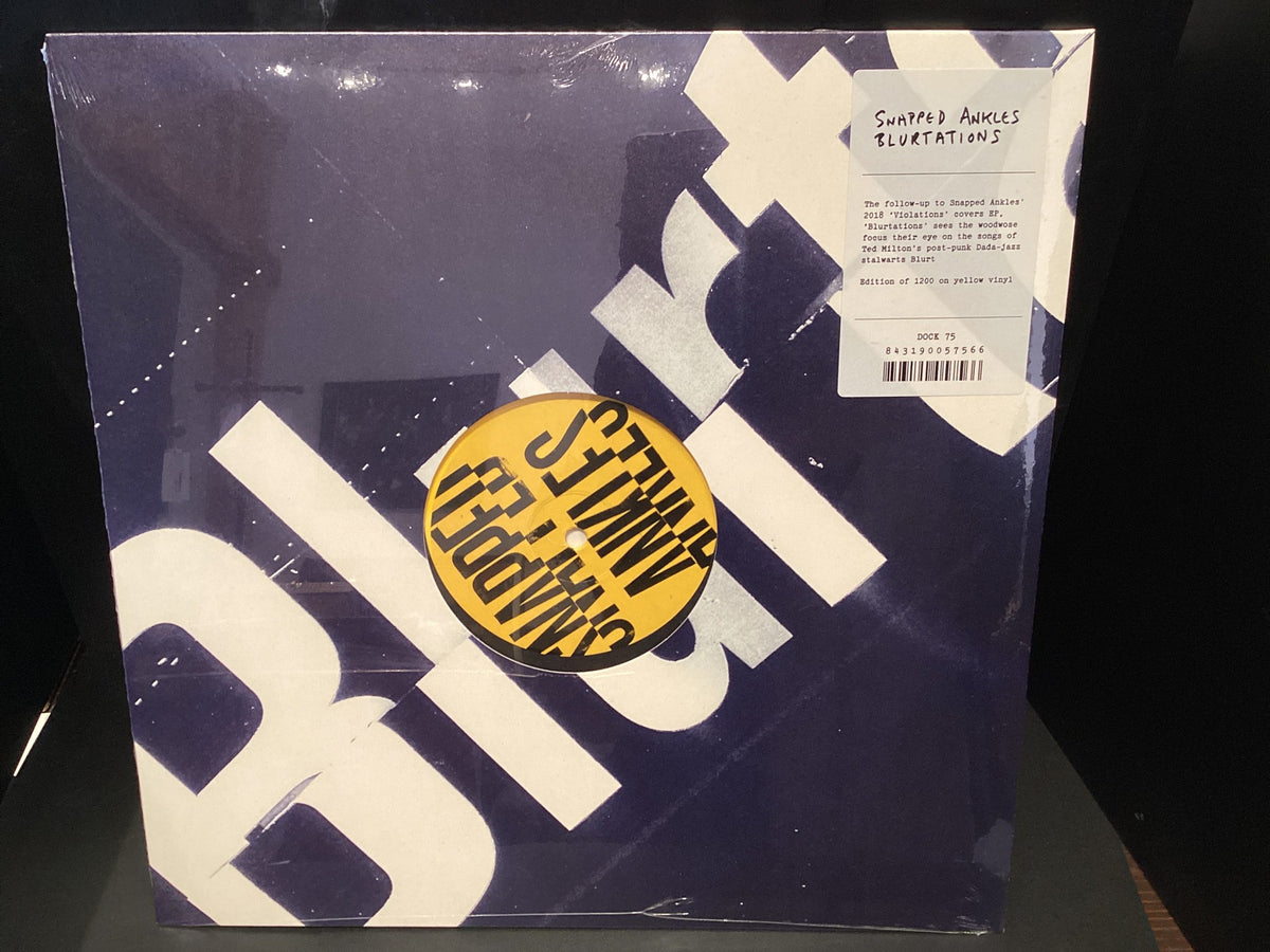 SNAPPED ANKLES Blurtations [INDIE EXCLUSIVE YELLOW LP]