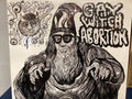 GAY WITCH ABORTION/THE GRASSHOPPER LIES HEAVY - Split LP