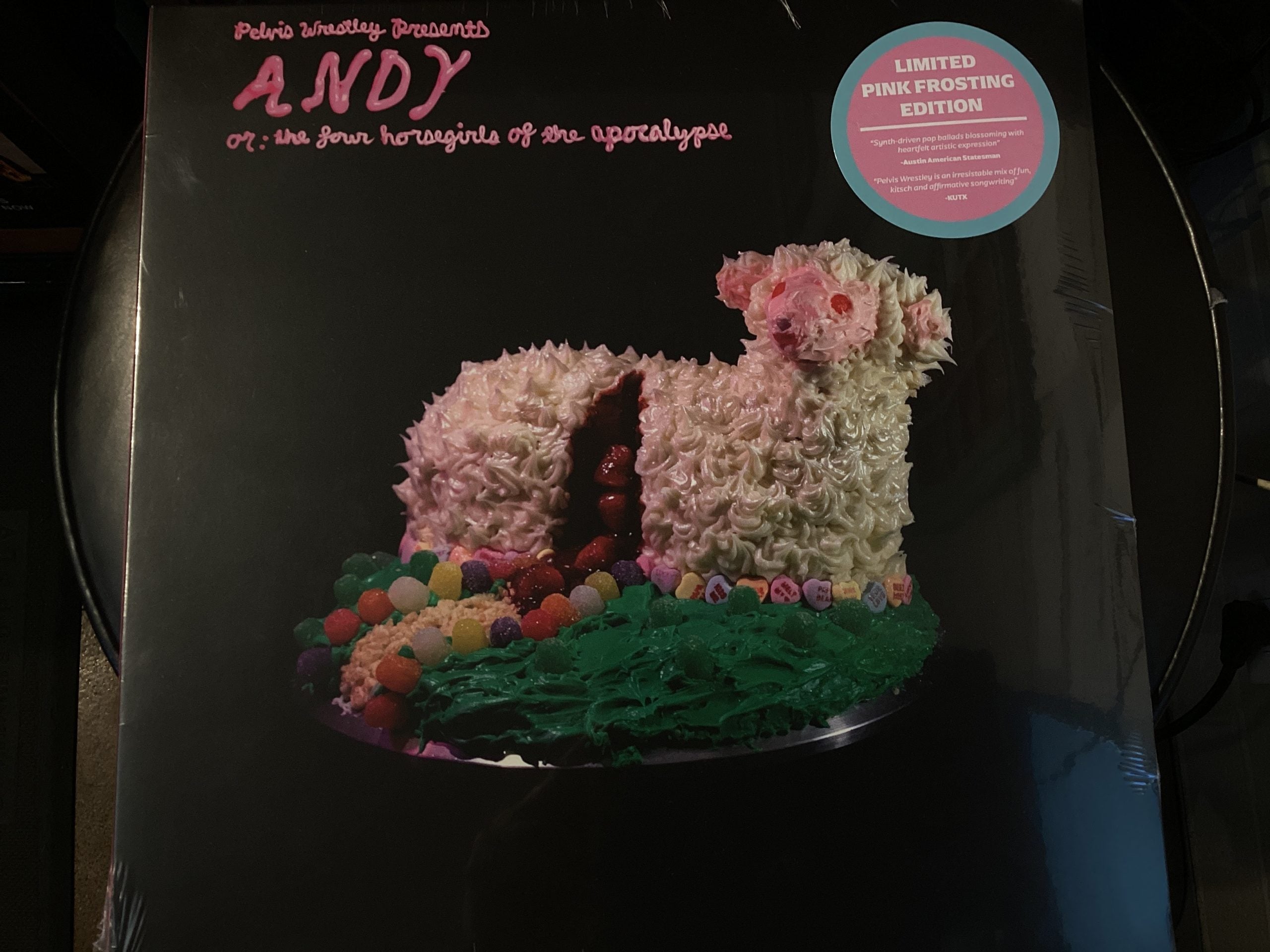 PELVIS WRESTLEY - ANDY, Or: The Four Horsegirls Of The Apocalypse (Pink Frosting Vinyl)