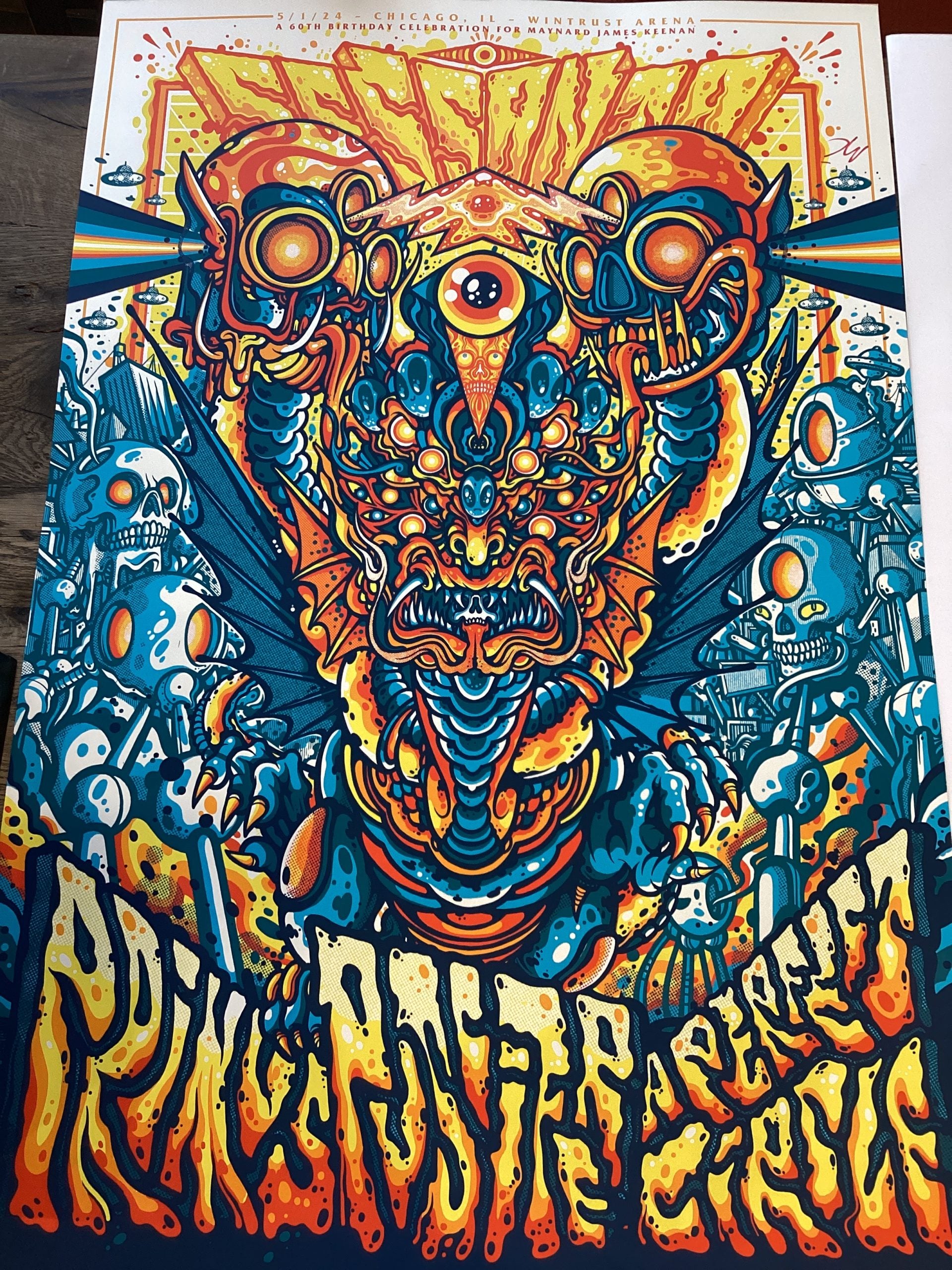 Sessanta Tour Poster ‘24 Chicago, IL (Signed)