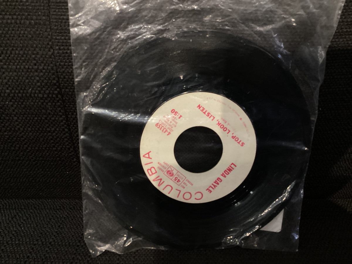 [USED] LINDA GAYLE Stop Look Listen 45 LP
