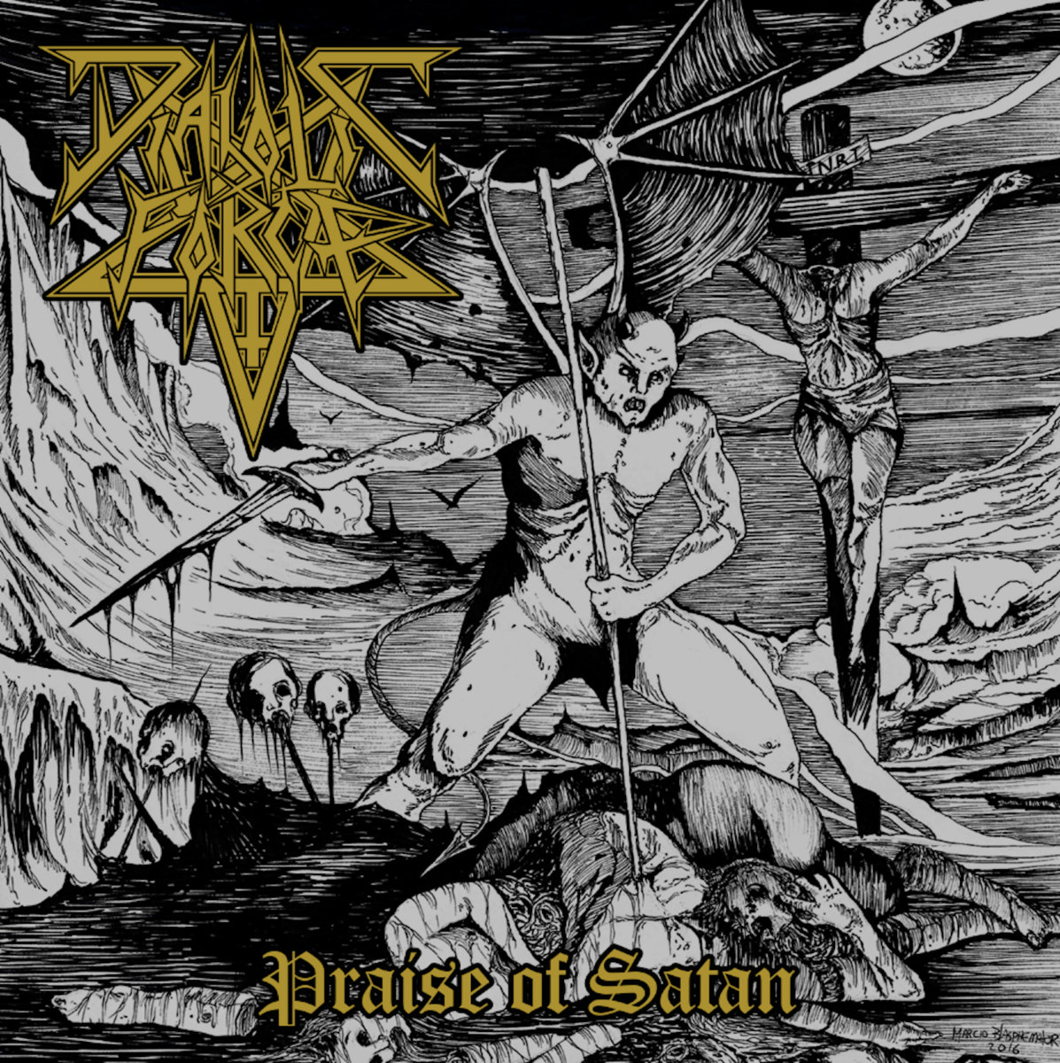 DIABOLIC FORCE praise of satan LP