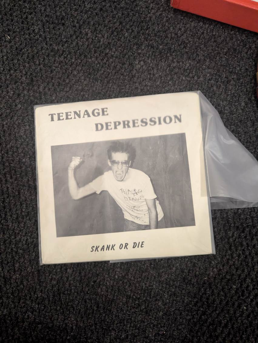 [USED] TEENAGE DEPRESSION - SKANK OR DIE 7"