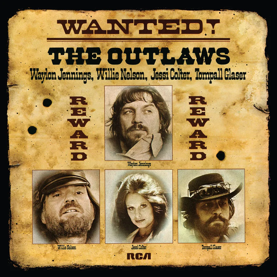 JENNINGS, WAYLON - Wanted! The Outlaws [LP]