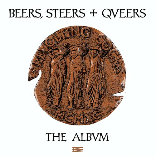 REVOLTING COCKS - Beers, Steers, & Queers {Bronze/White Splatter LP}