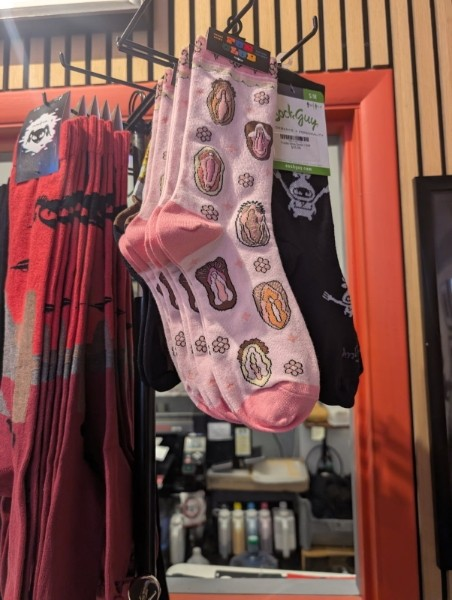 Flowery Oyster Socks