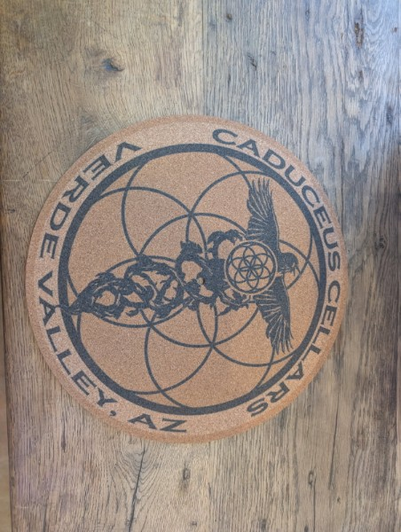 Caduceus Corkboard Slipmat