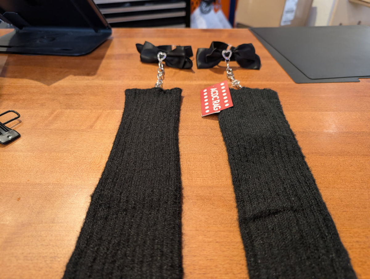 Leg Warmers w Ribbon