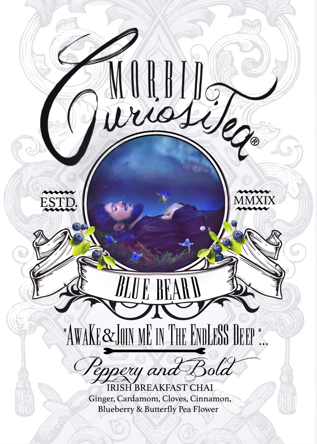 Morbid CuriosiTea BLUE BEARD - 3oz